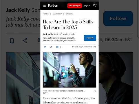 Most In-Demand High-Paying Skills in 2025? #shorts #top5 #skills #ai #2025 #viralvideo #skilltech