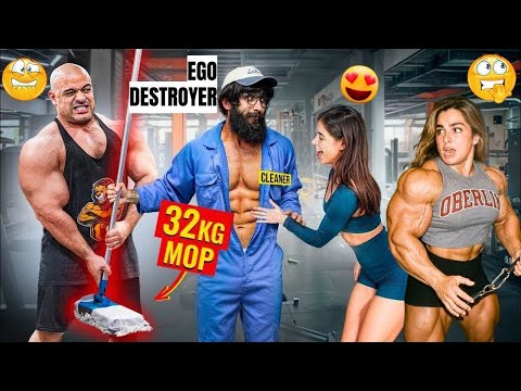 Anatoly GYM PRANK - ANATOLY Uses 32kg Mop in the Gym #8 | Bodybuilders Laughed… #Anatoly