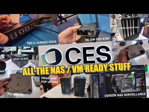 OWC TB5 2x 10GbE Dock, UGREEN NAS Surveillance Software, AceMagic Retro PCs, Gl.iNet Comet 5G @CES