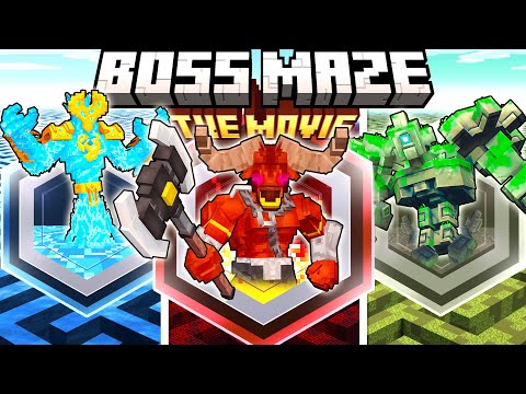 Minecraft BOSS MAZE: The Movie