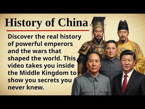 History of China || π¨π³π Learn English Through Story Level 2 || Graded Reader π§