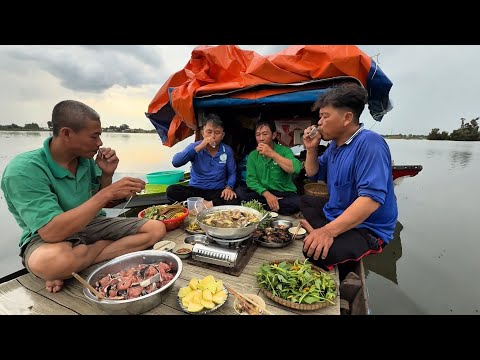 Tập 40. Thăm Sà Di,Thăm Lợp Được Cá 8kg Làm Món Lai Rai Trên Đồng Nước Nổi Mộc Hóa