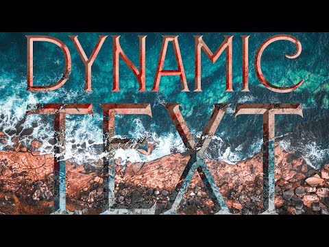How to Use Dynamic Text in Photoshop (New 2025 Feature!)