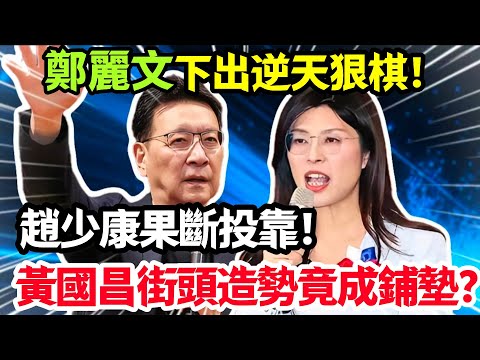 鄭麗文祭出逆天狠棋、趙少康果斷投靠，黃國昌的街頭狂飆到頭來竟只是鋪墊。#鄭麗文 #趙少康