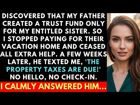 Father Created A Trust Fund Only For My Entitled Sister; I Stopped Paying For Their Vacation Home...