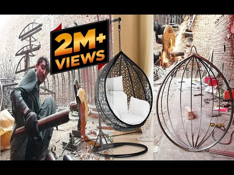 Making of Beautiful Swing Chair in Factory - Step by Step Full Video | Egg Hanging Swing Chair