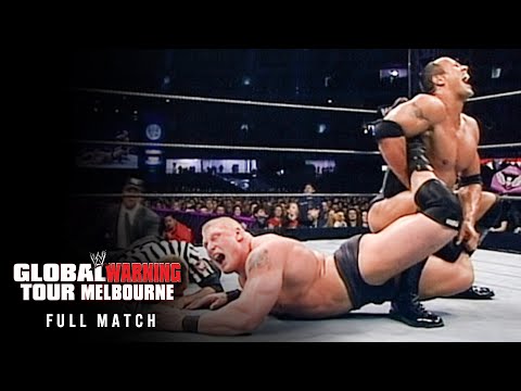 FULL MATCH: The Rock vs. Triple H vs. Brock Lesnar | WWE Title Match: Global Warning 2002