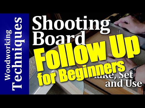 Shooting Board for Beginners / woodworking