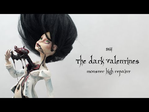 The Dark Valentines - OOAK Valentines Day Project... with a little twist
