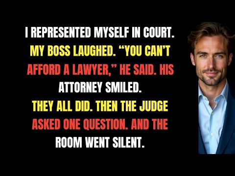 My Boss Laughed When I Represented Myself in Court — Then the Judge Asked One Question