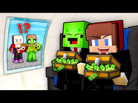 Rich Mikey and JJ Left Their POOR Families FOREVER in Minecraft ! (Maizen)