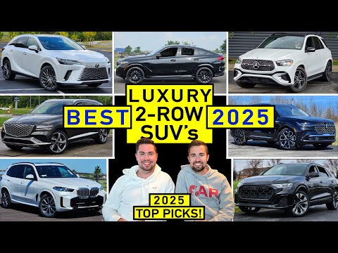 BEST 2-Row Luxury Midsize SUVs for 2025 -- Our Expert RANKING After Reviewing ALL of Them!