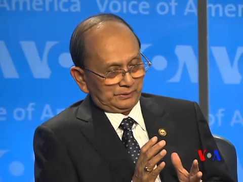 Burma's President U Thein Sein Answers Q & A at VOA Town Hall