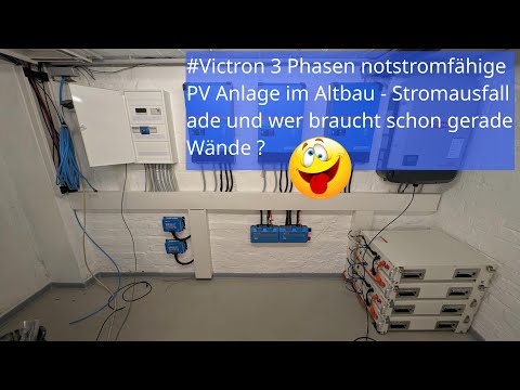 Goodbye power outage: #Victron 3 phases in a monument!