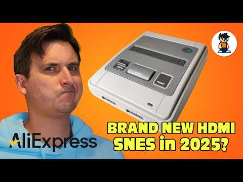 I bought BRAND NEW Super Nintendo in 2025! Random AliExpress SNES find!