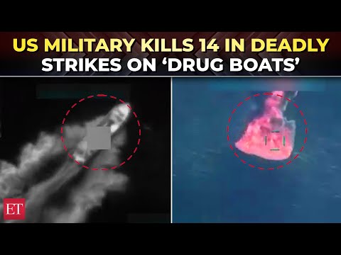 Trump’s war on narco cartels intensifies, US military strikes on ‘drug boats’ kill 14 in Pacific