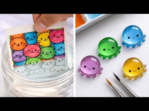 π WOW RAINBOW ART π» Easy Hacks for Colorful Crafts & Creations β¨