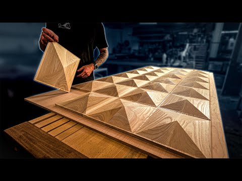 Geometric Woodworking That Doesn't Look Like a Bed (it is)