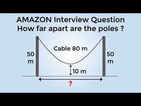 How To Solve Amazon's Hanging Cable Interview Question