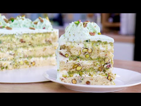 МЕГА ФИСТАШКОВЫЙ БИСКВИТНЫЙ ТОРТ!