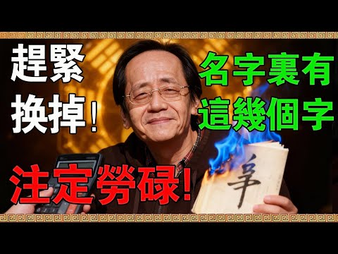 你的名字裡有這幾個字嗎？倪海廈怒斥：趕緊換掉！這是在給自己下“降頭”，難怪你一輩子勞碌命！#倪海廈 #天幹地支 #人生轉運  #流年運勢 #易經 #國學智慧