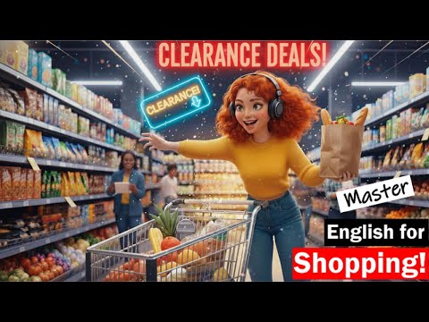 At the Supermarket | Easy Shopping in English | Everyday Conversation | Shadowing English Practice