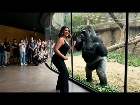 This Gorilla’s Reaction at the Zoo Left Everyone Speechless 🦍😮