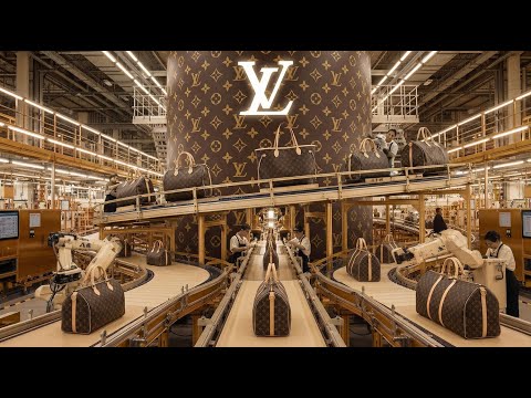 Inside the Modern LV Factory: Building Billions Dollar $ Luxury Bags (Full Process)