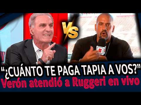 PICANTE CRUCE entre Verón y Ruggeri por la polemica con Chiqui Tapia