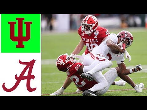 #1 Indiana vs #9 Alabama Full Game Highlights | 2025 College Football Playoff Quarterfinal