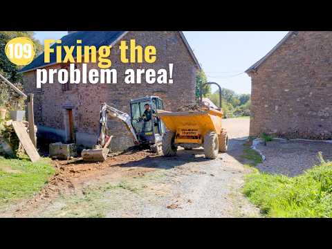 Preparing for Winter, Finishing the Driveway & Final Garden Harvest | Farm Renovation in France #109