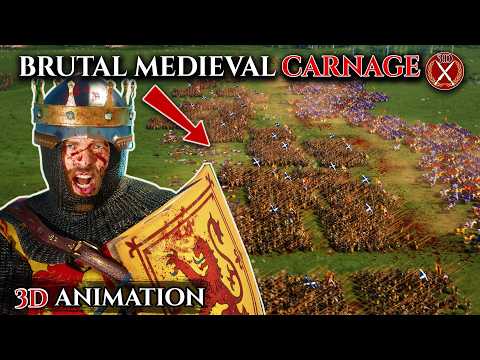 The Battle of Bannockburn Brought to Life in Unique Animation 1314 AD ( The Braveheart Sequel !)