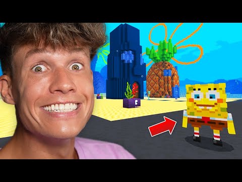 Ich spiele SPONGEBOB in MINECRAFT 😱