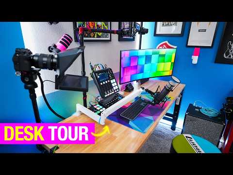 My Totally Revamped Desk Setup for YouTube, Podcasts, and Streaming