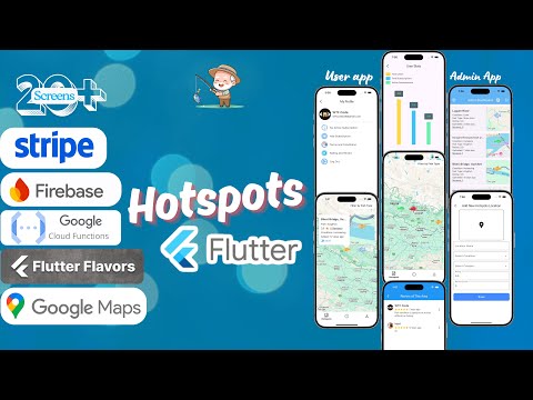 Complete Production-Ready Flutter App – Hotspots | Flutter, Firebase, Google Maps, Stripe, Riverpod