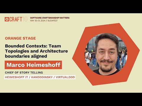 Bounded Contexts: Team Topologies and Architecture boundaries aligned - Marco Heimeshoff | Craft2024
