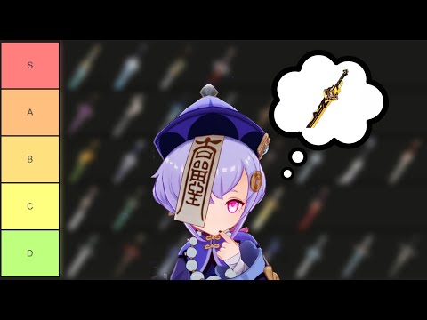 Genshin Impact Pro's One-Handed Sword Tier List