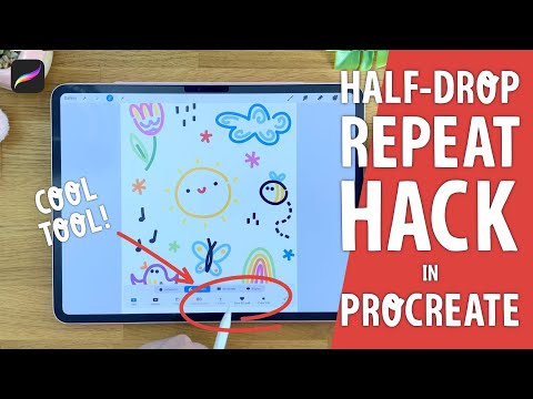 Procreate Half-Drop Repeat Hack – Save Time & Get Perfect Patterns!