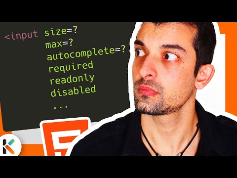 🧡 TODOS los Atributos de INPUT  de FORMULARIOS en HTML [Curso de HTML desde cero]