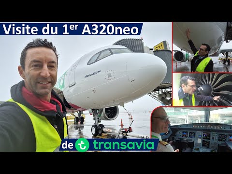 Visite technique du premier Airbus A320neo de @transaviaFr