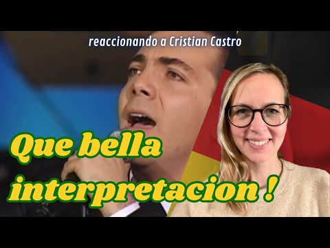 🇩🇪 Alemana reacciona a Cristian Castro 🇲🇽 - Yo Quería + reflexión