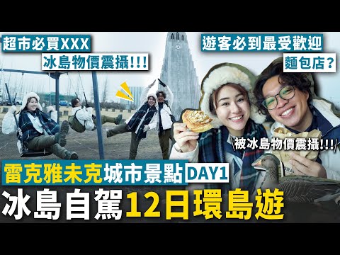 ✧ 冰島環島 1 ✧ 12天自駕環島 🚗 冰島首都 雷克雅未克 / 火箭型地標教堂 / 托寧湖 近距離餵鴨 / 冰島超市 物價震攝 / 3月冬季冰島 【智將情侶 | Honey Moon2 】