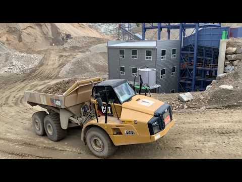 용원기계공업(주) - 국내 500톤 크러싱플랜트 가동 현장 동영상