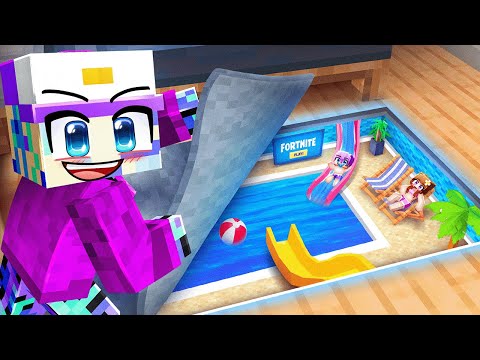 I Built a SECRET Pool in My Room!