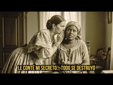 La esposa del hacendado confió su mayor secreto a la esclava María... y todo se salió de control