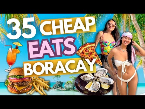 2025 Boracay Food Guide: 35 BUDGET Eats (w/ Prices) • Best Beachfront Restos • Food Trip Travel Vlog
