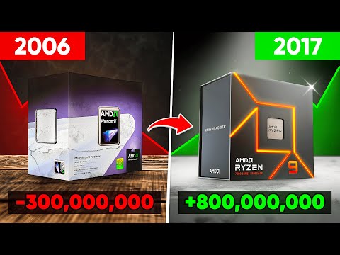 Cómo AMD Resurgió de sus Cenizas y Superó a Intel