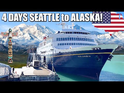 🇺🇸4 DAYS on America’s Longest Overnight Ferry to ALASKA! | Seattle→Skagway
