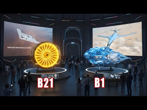 B-21 Raider vs B-1 Lancer | INCREDIBLE ENGINE Differences