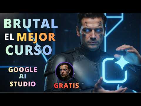 El MEJOR CURSO de GOOGLE AI STUDIO - ACTUALIZADO - IA de Google - GRATIS - COMPLETO